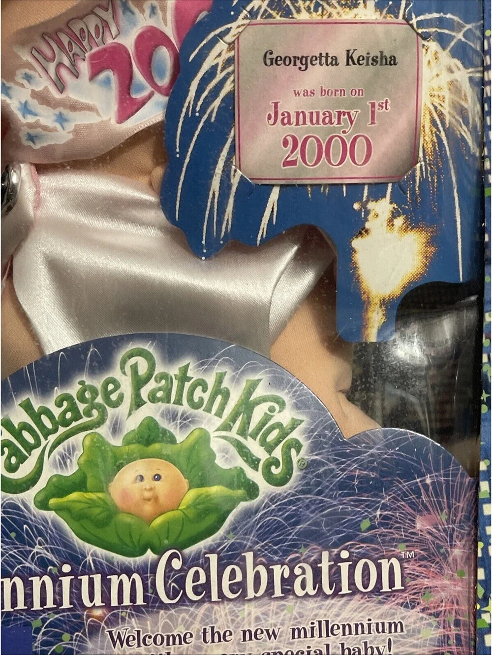 Cabbage Patch Kids Millennium Celebration Doll  – NIB - 2000 Happy New Year! Y2K